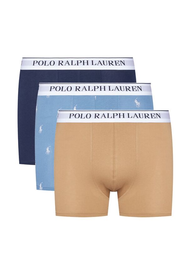 Polo Ralph Lauren Komplet 3 par bokserek 714830299169 Kolorowy. Materiał: bawełna. Wzór: kolorowy
