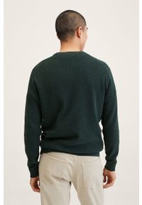 Mango Man sweter męski kolor zielony lekki. Okazja: na co dzień. Kolor: zielony. Materiał: włókno. Długość rękawa: długi rękaw. Długość: długie. Styl: casual #5