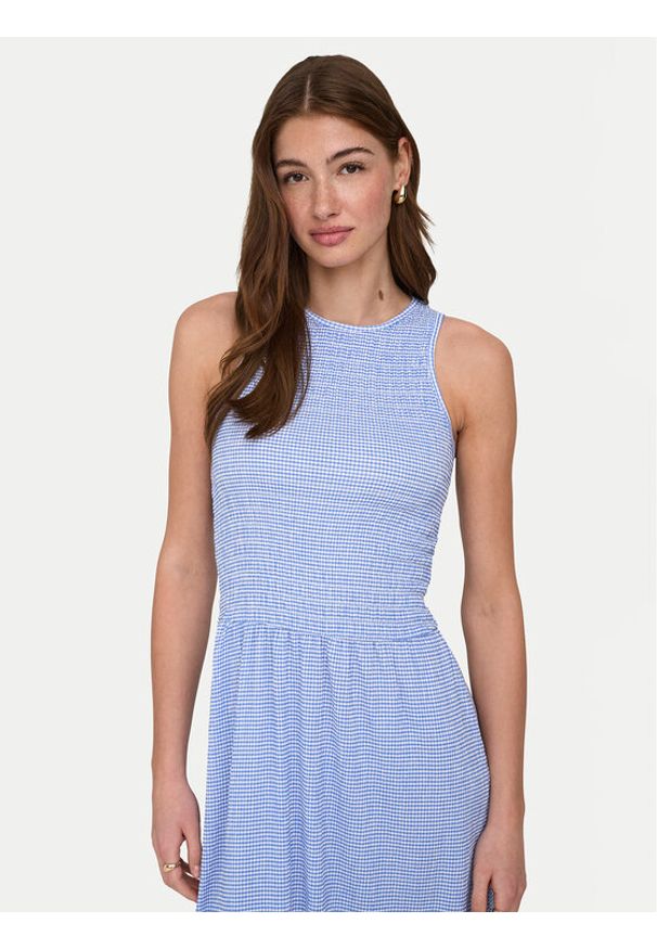 only - ONLY Sukienka letnia Celle 15369284 Niebieski Regular Fit. Kolor: niebieski. Materiał: syntetyk. Sezon: lato