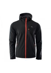 Męska kurtka Elbrus Iver softshell rozmiar XL. Kolor: czarny. Materiał: syntetyk. Sezon: zima. Sport: narciarstwo