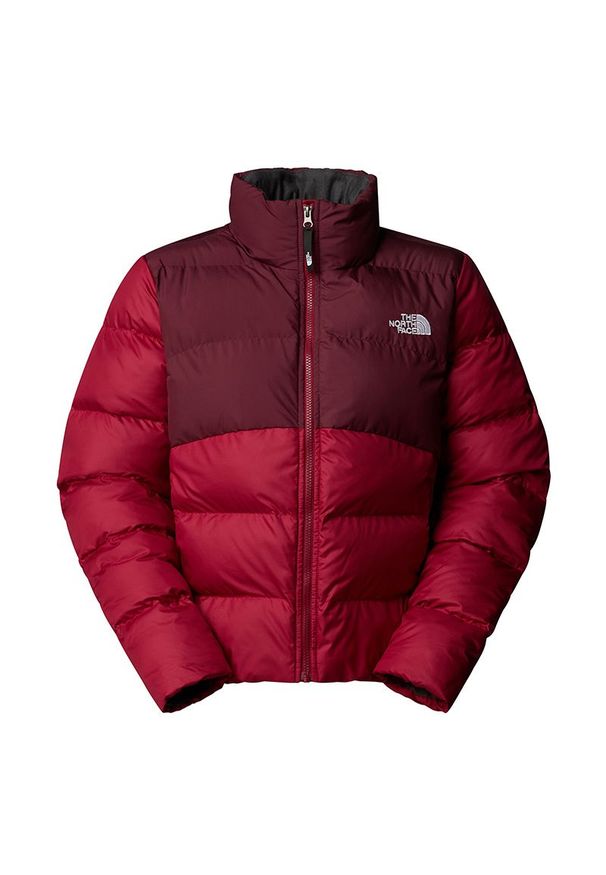 Kurtka The North Face Saikuru 0A89JD69O1 - czerwona. Okazja: na spacer. Kolor: czerwony. Materiał: poliester, materiał. Sezon: zima. Sport: turystyka piesza