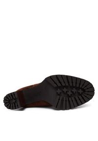 Lauren Ralph Lauren - LAUREN RALPH LAUREN Botki Layne 802942566002 Brązowy. Kolor: brązowy. Materiał: zamsz, skóra