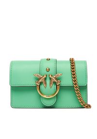 Pinko - PINKO Torebka Love One Micro C . AI 24-25 PCPL 100064 A0F1 Zielony. Kolor: zielony. Materiał: skórzane