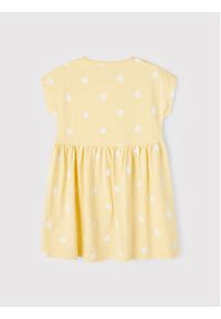 Name it - NAME IT Sukienka codzienna 13198441 Żółty Regular Fit. Okazja: na co dzień. Kolor: żółty. Materiał: bawełna. Typ sukienki: proste. Styl: casual