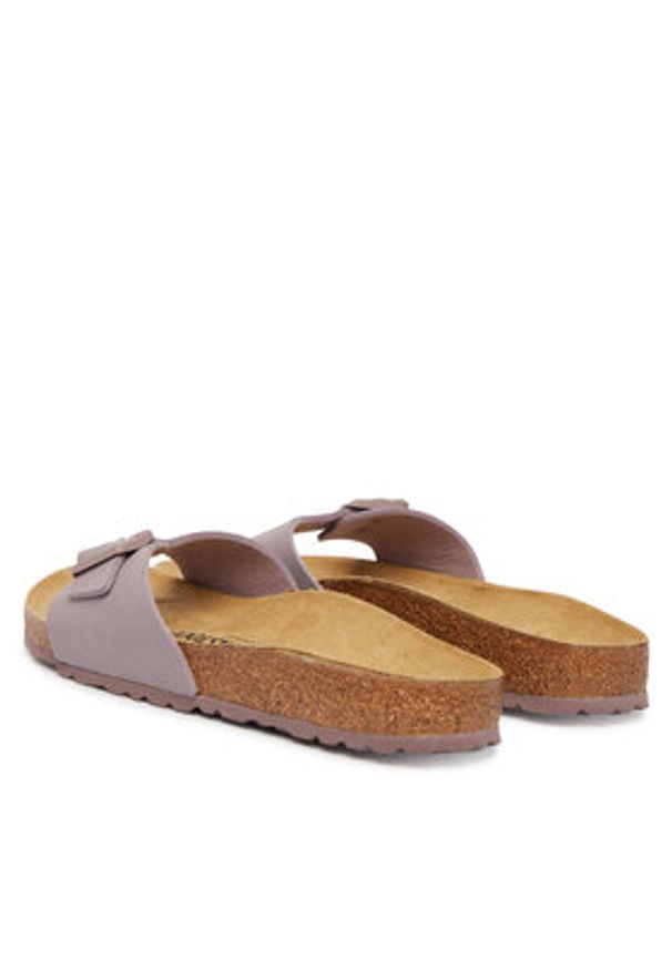 Birkenstock Klapki Madrid 1031464 Fioletowy. Kolor: fioletowy. Materiał: skóra