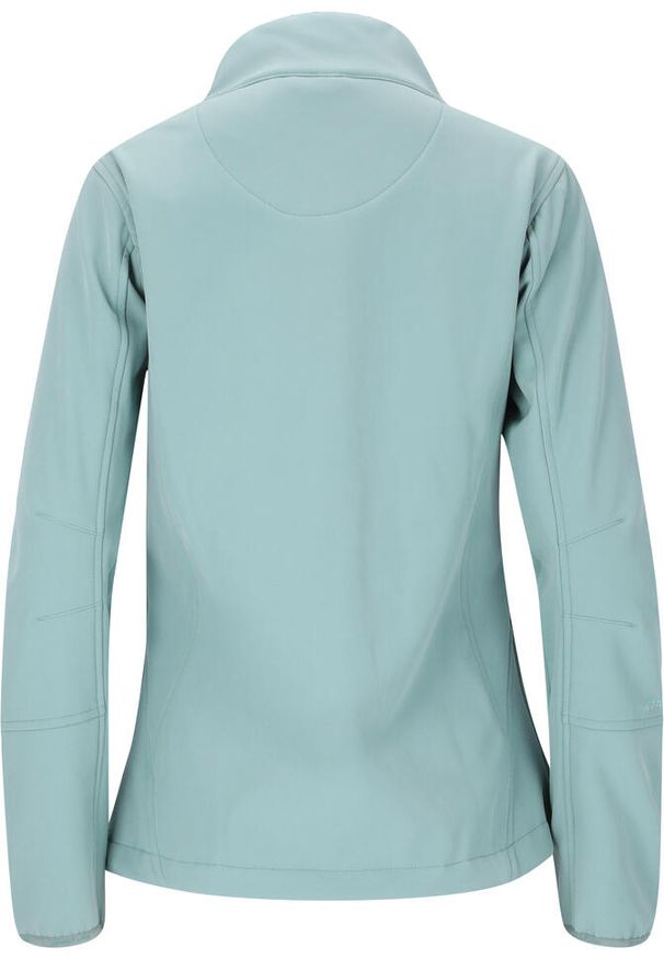Softshell damski Whistler Covina. Kolor: niebieski. Materiał: softshell. Sport: turystyka piesza