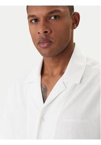 Emporio Armani Koszula EM000593 AF20590 U0002 Biały Regular Fit. Kolor: biały. Materiał: wiskoza #5