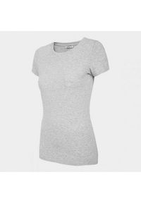 outhorn - T-shirt damski. Materiał: bawełna, wiskoza, elastan, jersey #4