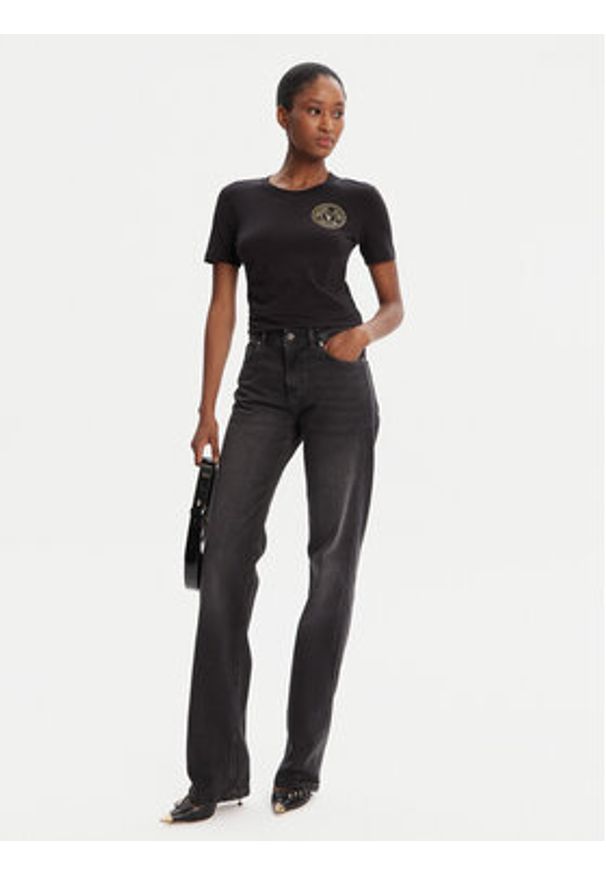 Versace Jeans Couture Jeansy 79HAB581 CDWRC Czarny Regular Fit. Kolor: czarny