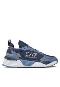 EA7 Emporio Armani Sneakersy X8X159 XK364 S988 Granatowy. Kolor: niebieski
