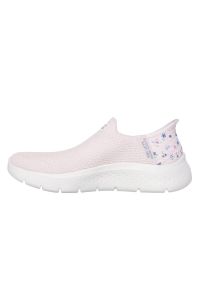 skechers - Buty sportowe Sneakersy damskie, Slip-Ins: GO WALK Flex. Zapięcie: bez zapięcia. Kolor: różowy #1