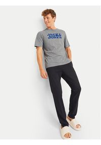 Jack & Jones - Jack&Jones Piżama Elton 12266998 Szary Standard Fit. Kolor: szary. Materiał: bawełna