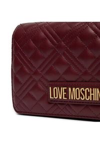 Love Moschino - LOVE MOSCHINO Torebka JC4079PP1LLA0552 Bordowy. Kolor: czerwony. Materiał: skórzane #6