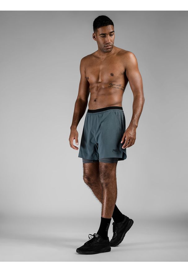 4f - 4F Spodenki treningowe szybkoschnące męskie 4F x Robert Lewandowski S. Kolor: szary. Materiał: materiał. Sport: fitness