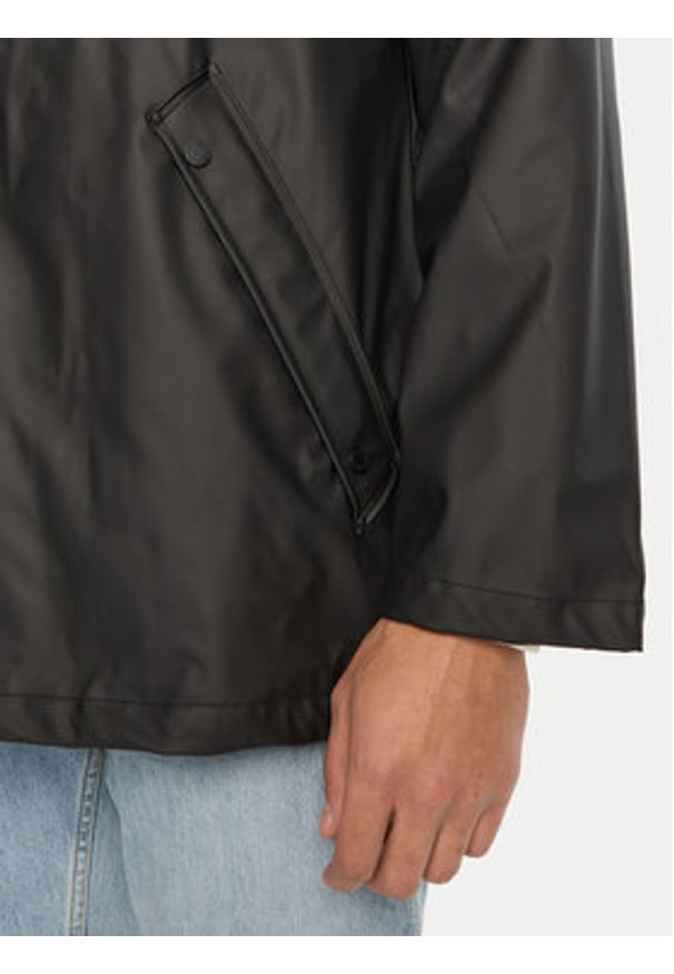 Hunter Kurtka przeciwdeszczowa HARU0003242 Czarny Regular Fit. Kolor: czarny. Materiał: syntetyk
