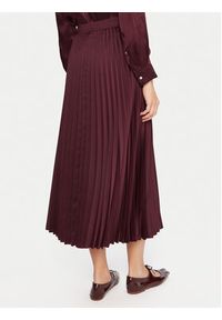 Marella Spódnica plisowana Pontiac 2523106045 Bordowy Regular Fit. Kolor: czerwony. Materiał: wiskoza #4