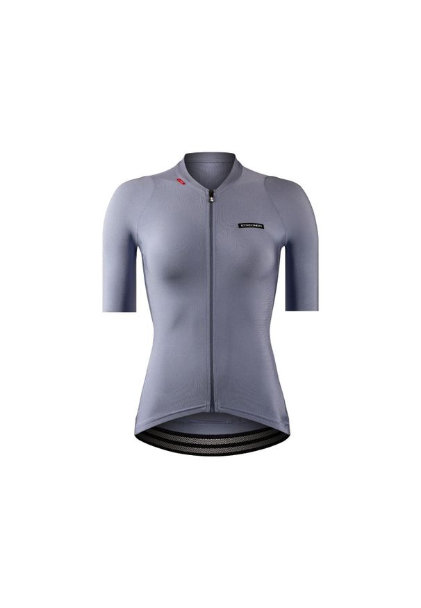 ETXEONDO - Damski jersey Etxeondo Alda Metalica. Kolor: szary. Materiał: jersey. Sport: kolarstwo
