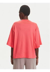 Adidas - adidas T-Shirt ALL SZN Soft Lux KD9769 Koralowy Loose Fit. Kolor: pomarańczowy. Materiał: bawełna #5