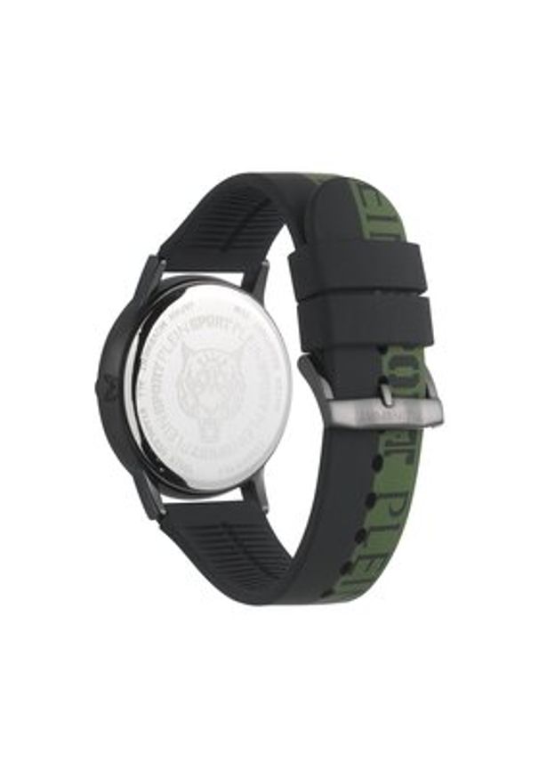 Plein Sport Zegarek Legend PSLBA0523 Czarny. Kolor: czarny. Materiał: syntetyk. Styl: sportowy