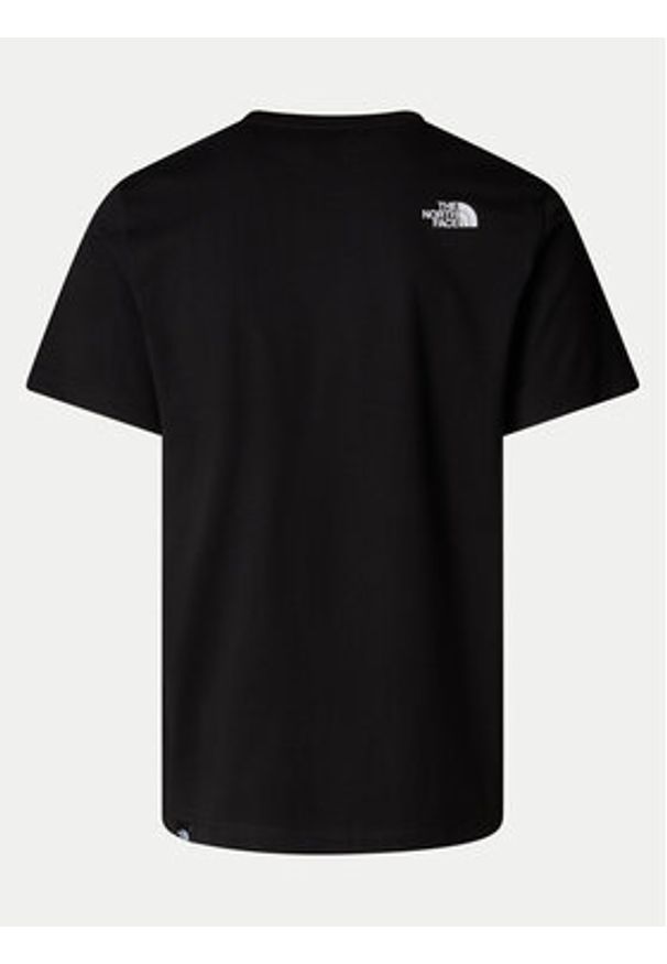 The North Face T-Shirt Easy NF0A8A6C Czarny Regular Fit. Kolor: czarny. Materiał: bawełna, syntetyk