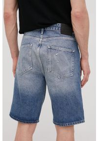 Superdry szorty jeansowe męskie. Okazja: na co dzień. Kolor: niebieski. Materiał: jeans. Styl: casual #3
