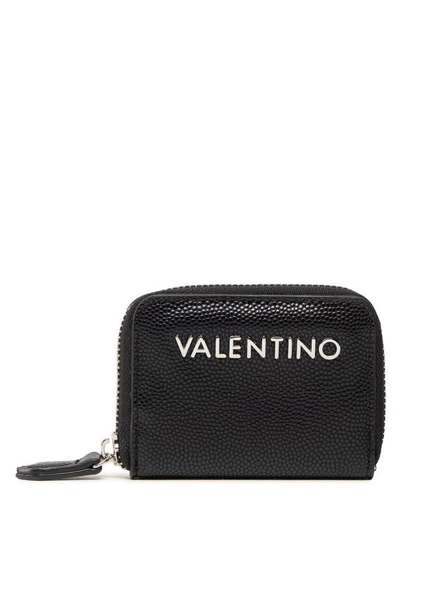 VALENTINO - Mały Portfel Damski Valentino. Kolor: czarny