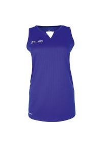 SPALDING - Damski jersey Spalding 4HER III. Kolor: wielokolorowy, niebieski, biały. Materiał: jersey. Wzór: nadruk #1