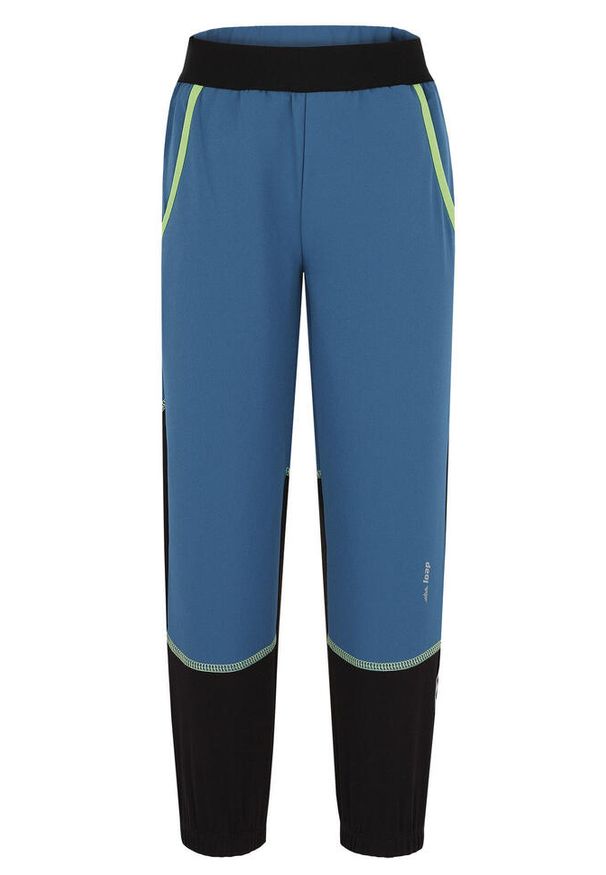 ALPINE PRO - Dziecięce spodnie Softshell Loaf Urafnex Niebieskie 112-116. Kolor: niebieski. Materiał: softshell