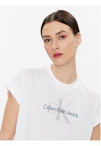 Calvin Klein Jeans T-Shirt J20J220717 Biały Relaxed Fit. Kolor: biały. Materiał: bawełna #3