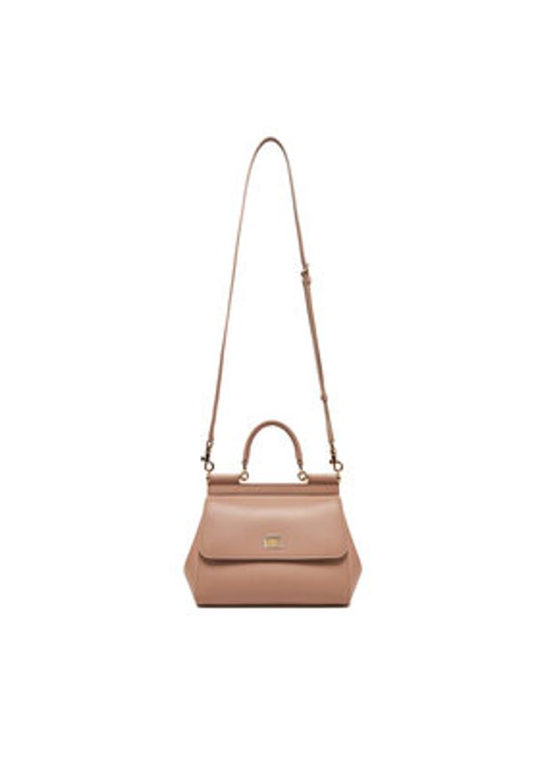 DOLCE & GABBANA - Dolce&Gabbana Torebka BB6003 AN767 Różowy. Kolor: różowy. Materiał: skórzane