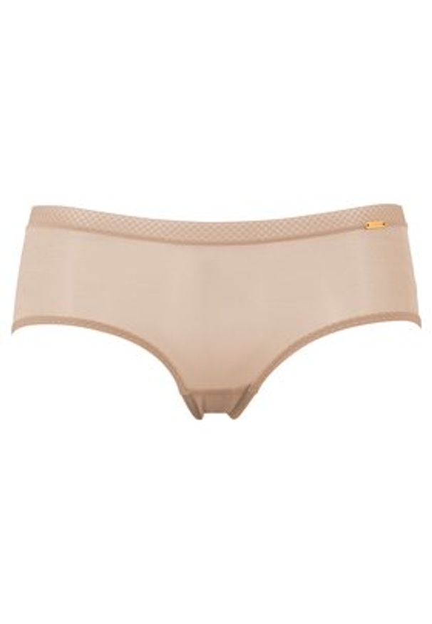 Gossard Bokserki Glossies 6274 Beżowy. Kolor: beżowy. Materiał: syntetyk