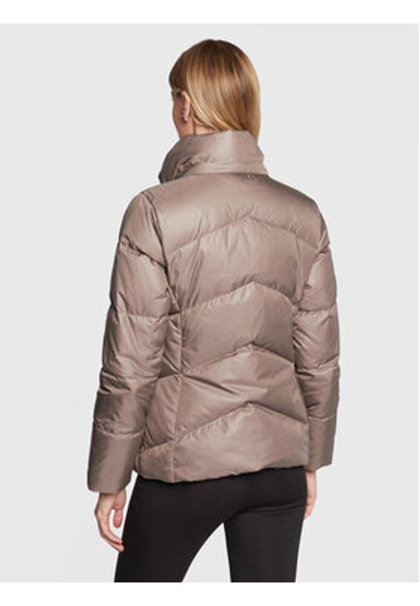 Calvin Klein Kurtka puchowa Essential K20K204952 Beżowy Regular Fit. Kolor: beżowy. Materiał: syntetyk, puch