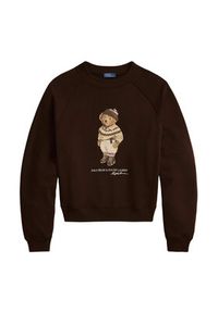 Polo Ralph Lauren Bluza 211A87105001 Brązowy Relaxed Fit. Typ kołnierza: polo. Kolor: brązowy. Materiał: bawełna #4