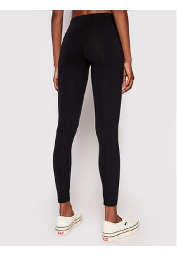 Vans Legginsy Chalkboard Classic VN0A4S9W Czarny Slim Fit. Kolor: czarny. Materiał: bawełna