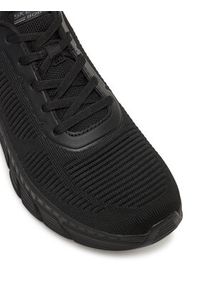 skechers - Skechers Sneakersy Bobs B Flex Hi-Flying Hi 117385/BBK Czarny. Kolor: czarny. Materiał: materiał