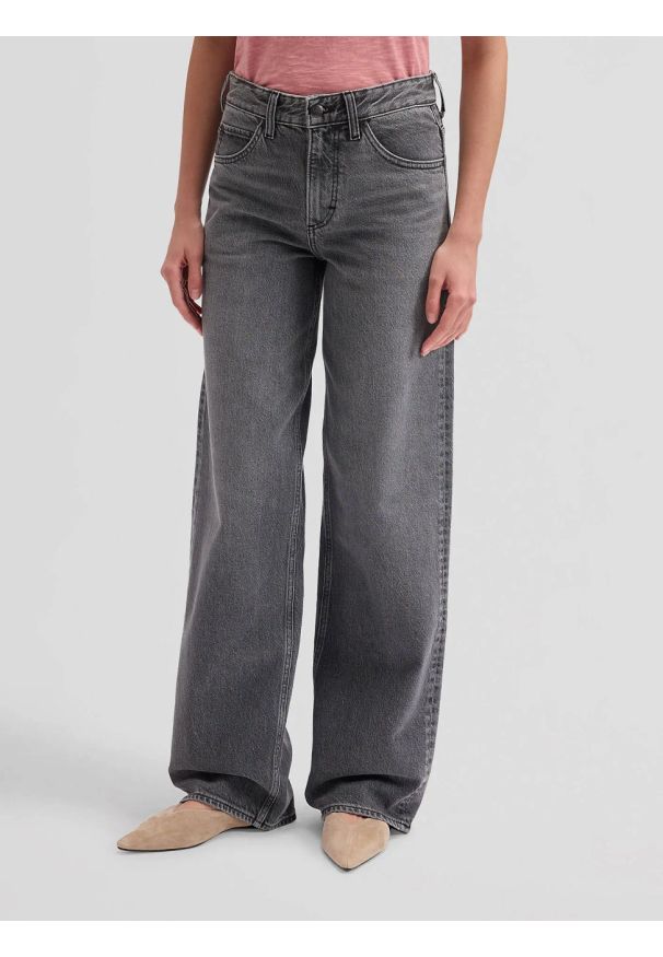 Lee - DAMSKIE SPODNIE LEE RIDER LOOSE BLACKBERRY 112376693