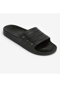 Adidas - Klapki basenowe ADIDAS Adilette Aqua. Kolor: czarny. Materiał: materiał. Styl: sportowy, elegancki
