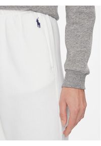 Polo Ralph Lauren Spodnie dresowe Prl Flc Pnt 211943009001 Biały Regular Fit. Kolor: biały. Materiał: bawełna #4