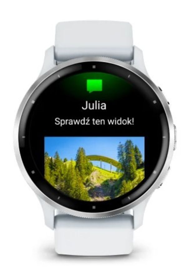 GARMIN - Garmin Venu 3 biały. Kolor: biały
