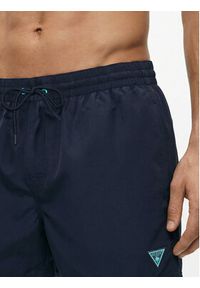 Guess Szorty kąpielowe F6GT25 WG282 SHORT Granatowy Regular Fit. Kolor: niebieski. Materiał: syntetyk #2