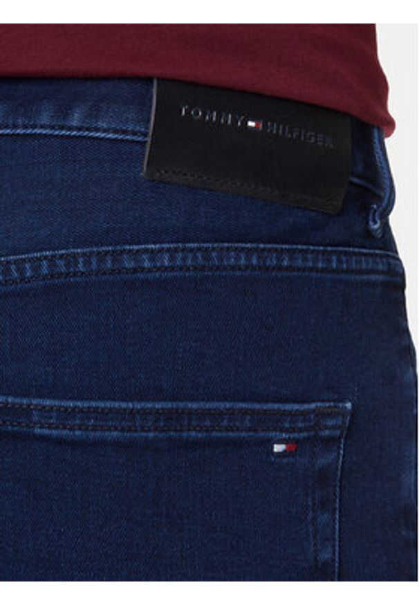 TOMMY HILFIGER - Tommy Hilfiger Jeansy Denton MW0MW39662 Granatowy Straight Fit. Kolor: niebieski