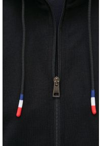 Rossignol bluza bawełniana damska kolor czarny z kapturem gładka. Typ kołnierza: kaptur. Kolor: czarny. Materiał: bawełna. Wzór: gładki #6