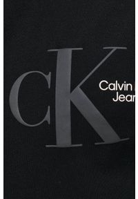 Calvin Klein Jeans bluza bawełniana J30J320038.PPYY męska kolor czarny z nadrukiem. Kolor: czarny. Materiał: bawełna. Wzór: nadruk #4
