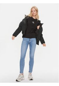 Calvin Klein Jeans T-Shirt Monologo J20J222564 Czarny Slim Fit. Kolor: czarny. Materiał: bawełna #4