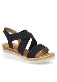 Clara Barson Espadryle Aussie WS2189-26 Czarny. Kolor: czarny. Materiał: materiał #5