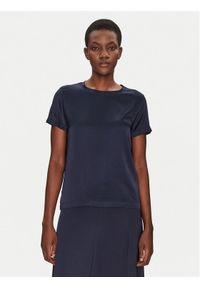 ViCOLO Bluzka TD0007 Granatowy Relaxed Fit. Kolor: niebieski. Materiał: wiskoza #1