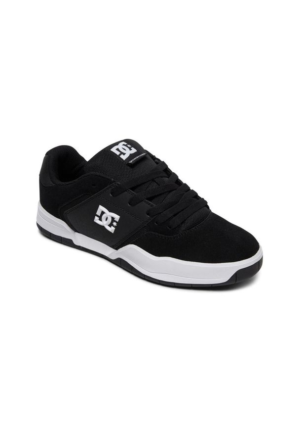 DC Shoes - Skórzane buty dla Mężczyzn CENTRAL Czarny. Kolor: szary. Materiał: skóra, guma, tkanina