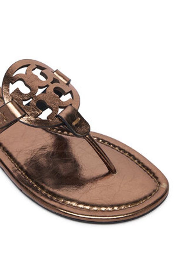 Tory Burch Japonki 183517 Niebieski. Kolor: niebieski. Materiał: skóra