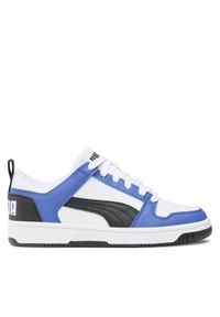 Puma Sneakersy Rebound Layup Lo Sl Jr 370490 19 Biały. Kolor: biały. Materiał: skóra