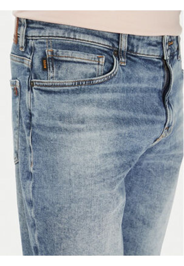 BOSS Szorty jeansowe Re.Maine 50537816 Niebieski Regular Fit. Kolor: niebieski. Materiał: bawełna